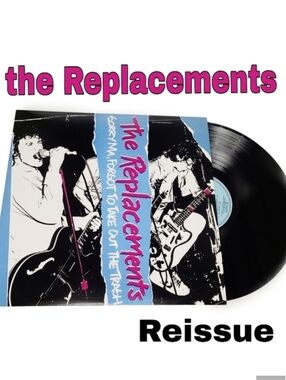 Vintage The Replacements Sorry Ma, Forgot To Take Out Trash Vinyl Record MINT